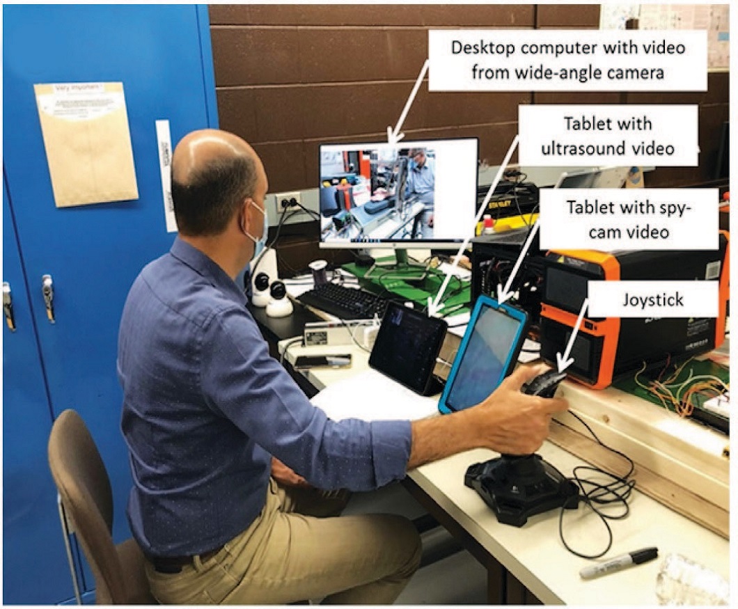 Ultrasound robot for displaying the musculoskeletal system