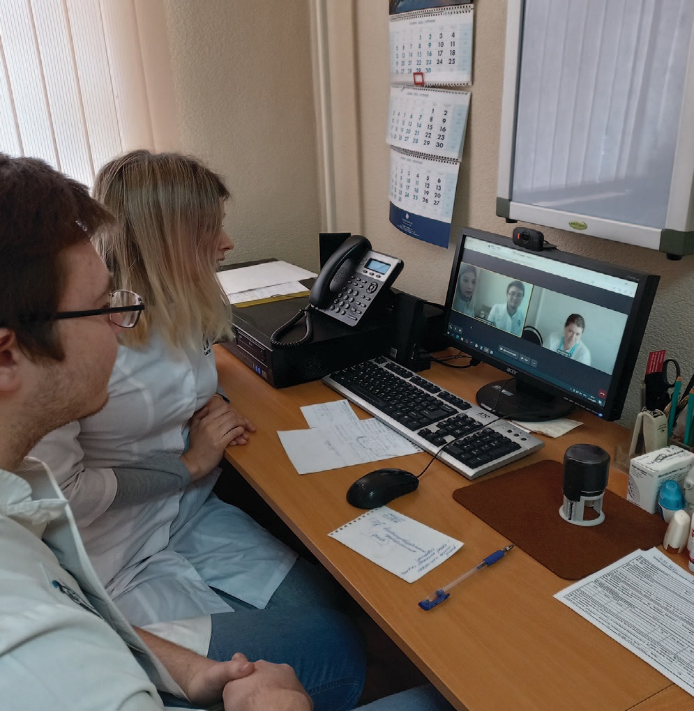 Учебная комната симулированного пациента для проведения телемедицинских консультаций